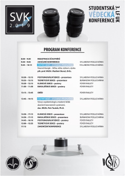 Program konference