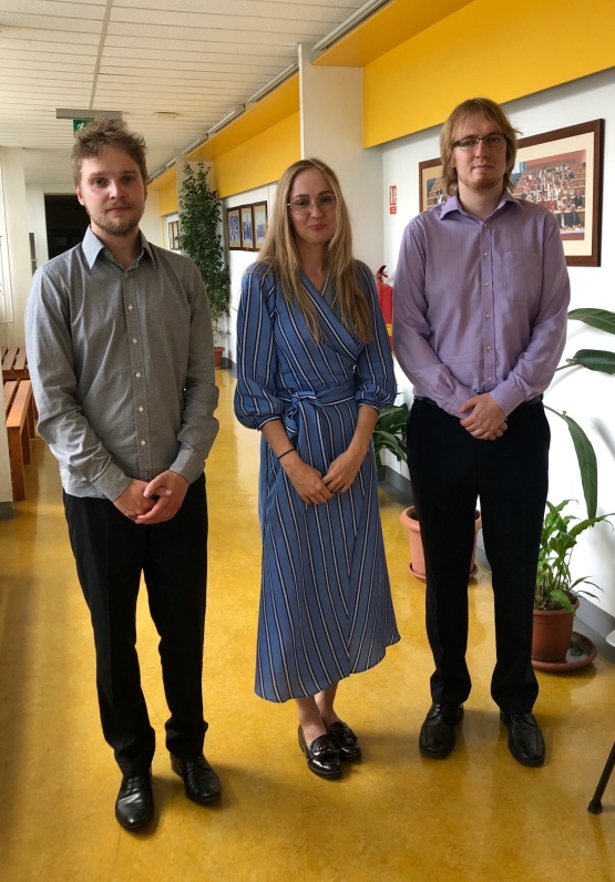 Zbyněk Pavličko, Alexandra Poláková, Jan Drozd (zleva)