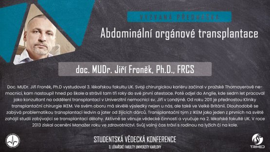 Doc. MUDr.Jiří Froněk, PhD., FRCS