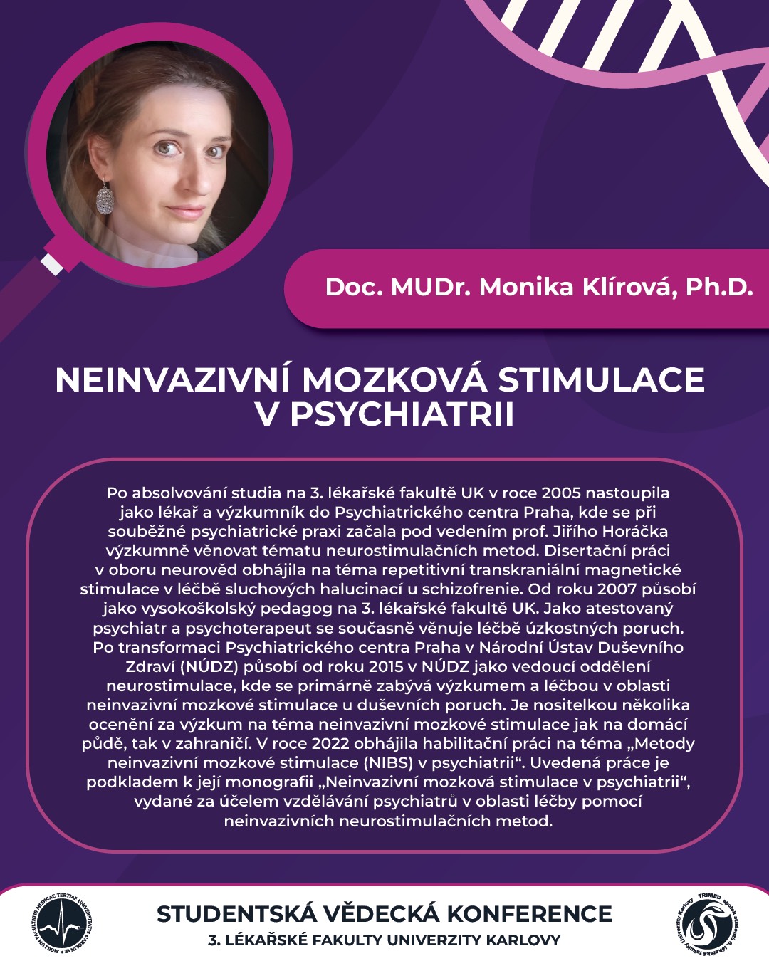Doc. MUDr. Monika Klírová, Ph.D.