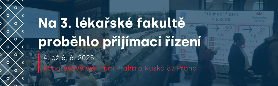 Na 3. lékařské fakultě proběhlo přijímací řízení 2025