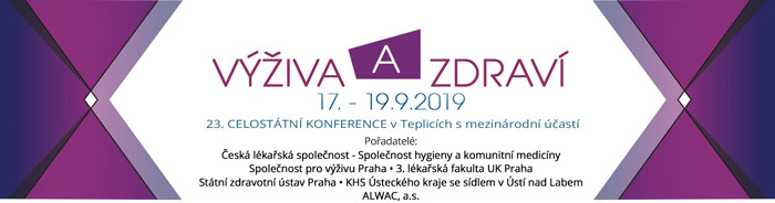 Celostátní konference Výživa a zdraví 2019
