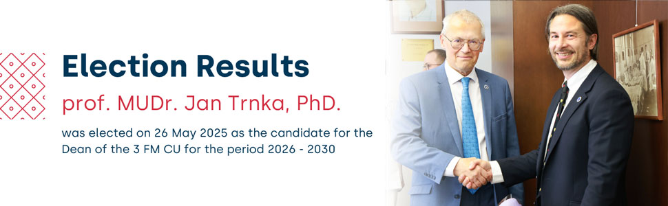 Prof. MUDr. Jan Trnka, PhD., was elected the new Dean of the Charles University, Third Faculty of Medicine