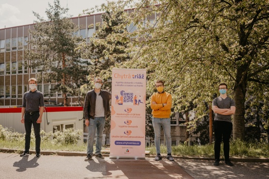 Zleva Tomáš Trejdl, Tom Kuna, Vasil Kostin, Ľuboš Repka