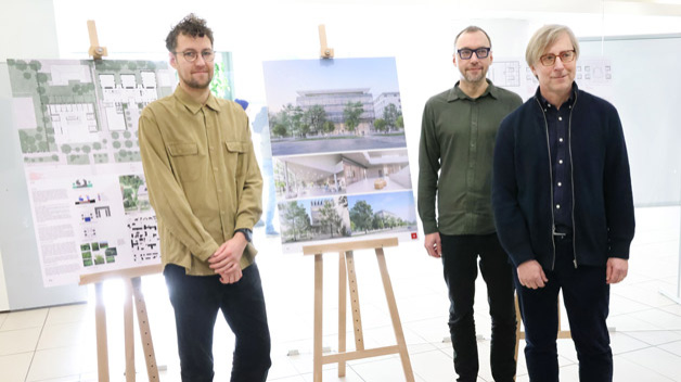 Prezentace architektonické soutěže na novou budovu B