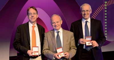 prof. A. Carpentier, prof. R. Collins, prof. P. Widimský prof. A. Carpentier, prof. R. Collins, prof. P. Widimský
