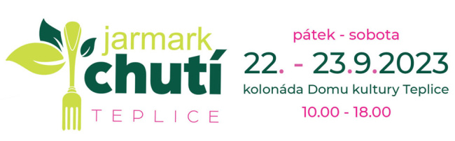 Banner Jarmark Chutí teplice, https://www.jarmarkchuti.cz